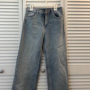 Size 12 kid hm blue jeans wide leg and super trendy